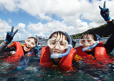 오키나와 다이빙센터 다이브인 오키나와, 스노클링, PADI 5 스타 다이브 리조트